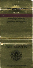 Paul Masson Wine, Paul Masson Vineyards, Sarasota, FLA Vintage Matchbook Cover picture