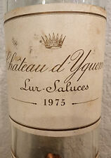1975 Chateau d'YQUEM, bouteille vide (ou etiquette)/empty bottle (or label) picture