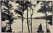 Bryant Pond ME Maine View From Birch Villa Inn Lake View RPPC Real Photo Card picture