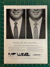 1959 Vintage Arrow First In Mens Fashion Cotton Dacron Ties Shirts Print Ad S1 picture