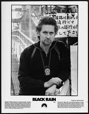 Michael Douglas Original 1980s Movie Promo Portrait Photo Black Rain picture