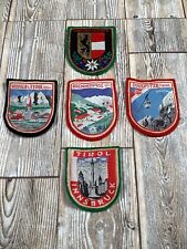 5 x Vintage Tirol / Grossglockner Patches Badges - Souvenir Holiday Mountain  picture