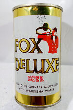 Fox Deluxe Brewed in Greater Milwaukee Not in the USBC book Flat Top Beer Can picture
