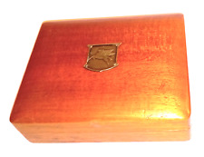 Wooden Mobil Pegasus Vintage Playing Card Box Nice picture