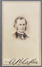 1865 Mathew Brady Signed Addison Laflin US Civil War NY Republican Politics Cdv picture