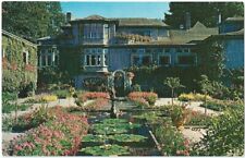BC Cn Italian Gardens Residence Butchart Gardens Vintage Postcard Canada picture