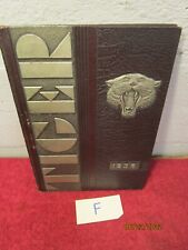 Vintage Edwardsville Illinois IL 1936 Yearbook The Tiger Queen Mary Owens Wins 4 picture