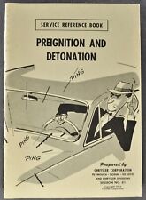 1954 Chrysler Service Book Preignition Plymouth Dodge DeSoto Imperial Original picture