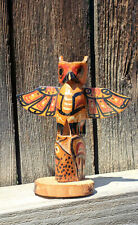 1950-60s NWC TOTEM POLE - STAN JAMES (Signed) - Made in Nanaimo, BC - 4.5 x 4