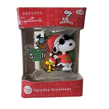 Seasons from Hallmark Ornament - Peanuts Snoopy In a word...Cool  Woodstock  picture