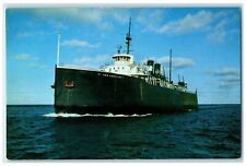 c1940's Ann Arbor No. 7 Scene One Of Many Ferries Operates Frankfort MI Postcard picture