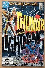 Teen Titans Spotlight Thunder & Lightning Comic #16 Oxy Centerfold & M&M’s Ad picture