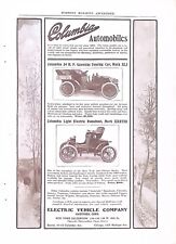 Vintage Magazine Ad Ephemera - Harper's 1903 - Columbia Automobiles picture