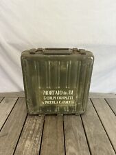 WW2 ITALIAN MORTAR AMMO CASE WW2 81mm Model 35 Mortar With Tubes picture