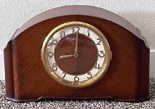 Vintage Seth Thomas Simsbury 1E Electric Mantle Clock Wood Art Deco Chimes picture