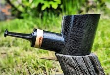 Tobacco Smoking Pipe Reverse Calabash - Premium Handcrafted Quality - Bog Oak picture