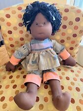 Handmade Beautifully Crafted African Girl Cloth Doll, Born Date 2001 picture