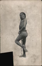 Africa A tribal man Postcard Vintage Post Card picture