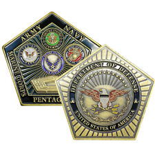 100 PCS Force Pentagon Home Decotation Collection Challenge Coin picture