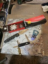 Spyderco Smock With Koch Tools P.O.S Prybar And Victorinox Black Cadet Sak picture