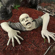 Halloween Crawling Zombie Horror Props Outdoor Garden Statue Graveyard Decor New picture