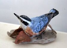 LENOX  RED-BREASTED NUTHATCH BLUE BIRD FINE PORCELAIN FIGURINE picture