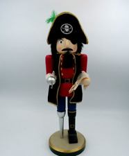 Wooden Pirate Captain Hook Christmas Nutcracker Novelty 14