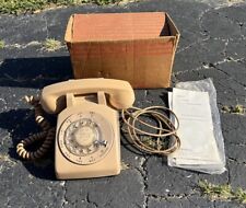 Vintage, Stromberg, Rotary Telephone, New Condition, Tan Color, 703030-069, NOS picture