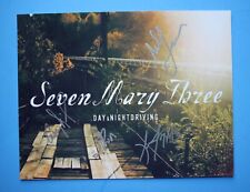 Autographed Hand Signed SEVEN MARY THREE Day & Night Driving Photo - 8.5