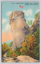 Postcard A Scenic Beauty Chimney Rock In Autumn Western North Carolina picture