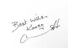 Kacey Ainsworth HAND SIGNED 6x4 White Card EASTENDERS *IN PERSON* COA Little Mo picture