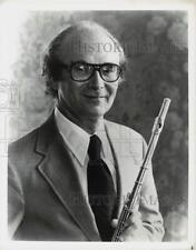 1981 Press Photo Samuel Baron, Music Director & Flutist - srp26348 picture