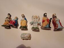 Vintage Nativity Set Holiday Christmas Decor Individual Figurines Figures  picture