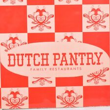 1963 Dutch Pantry Restaurant Menu Bowie New Castle Wilmington Erie Avoca Sunbury picture