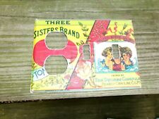 Light Switch Plate with a THREE SISTERS BRAND - The Swings Co. Ridgely MD Label picture