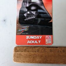2010 Star Wars Celebration V Adult Pass Darth Vader Ticket Pass picture
