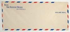 Sir Francis Drake Hotel San Francisco California Air Mail Envelope Vintage PA129 picture
