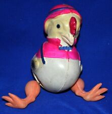 ANTIQUE 1920 THIN CELLULOID EASTER CHICK TOY, MOVEABLE JOINTED LEGS picture