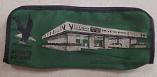 💰VINTAGE CHICAGO HEIGHTS NATIONAL BANK DRIVE-IN MONEY POUCH DEPOSIT BAG picture