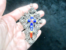 Vintage CIRCA 1840 Bavarian Germany Filigree Cross AS IS On Ebay For $250 picture