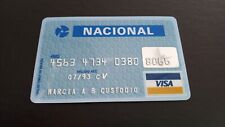 Brasil - Nacional Bank - Visa card - Extinct bank - Vintage - Expired 1993 picture