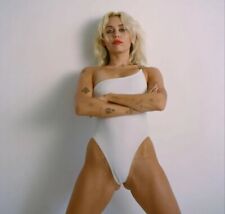 MILEY CYRUS -  IN A WHITE ONE PIECE  picture