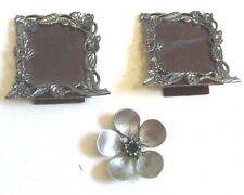 METZKE Pewter-Look Accessories  Candlestick Picture Frames picture
