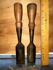 VINTAGE STANLEY ( Chisels ) 1.5” BEVEL EDGE Used. picture