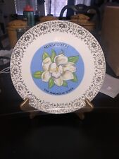 Vintage Mississippi The Magnolia State Plate With Stand picture