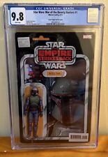 Star Wars: War of the Bounty Hunters #1  Boba Fett Action Figure Variant CGC 9.8 picture