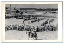 c1941 US Army Military Soldiers Field Day View Camp Cooke CA RPPC Photo Postcard picture