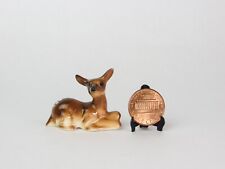 Vintage Miniature Bone China Seated Deer Figurine picture