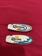 Lot 2 Corona Extra Beer Surfboard Lighter Collectable Butane Surf Board Vintage picture