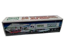 1992 Hess Truck Toy 18 Wheeler & Racer - Vintage New in Box -- Lights & Friction picture